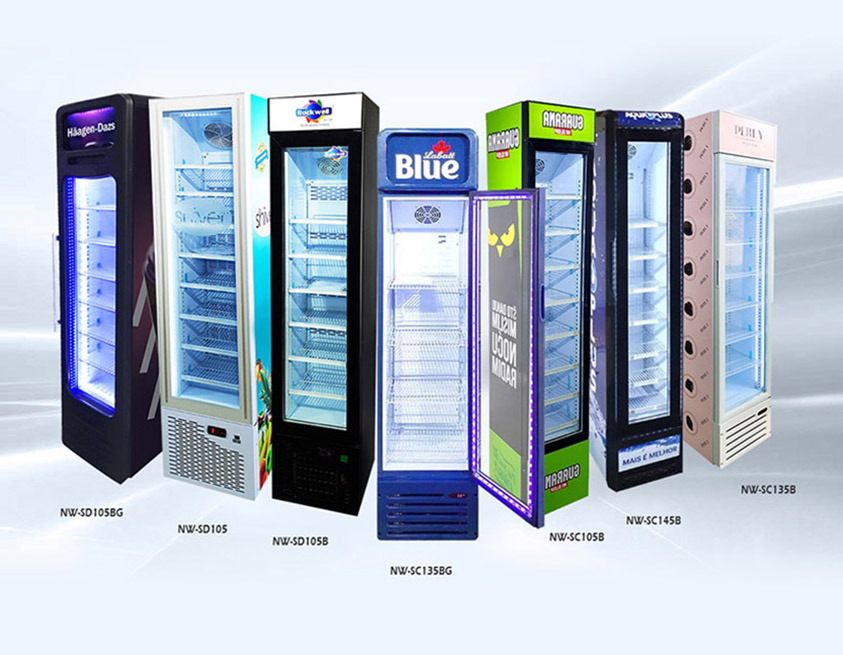 Small Refrigerator with Slimline Design with Glass Door 135L China manufacturer factory